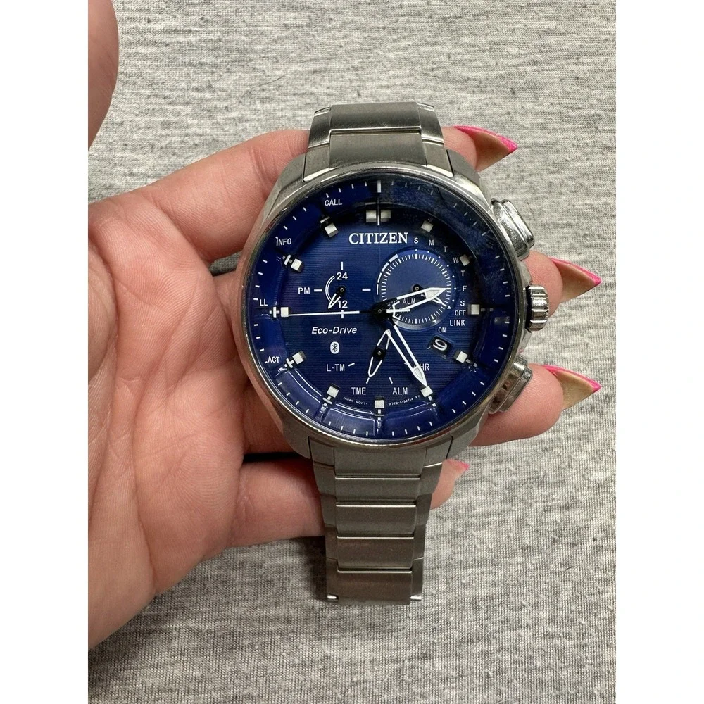 Citizen Men's Eco-Drive Proximity Pryzm‎ Bluetooth Chrono Watch 48MM BZ1021-54L